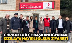 CHP Kozlu İlçe Başkanlığı’ndan Kızılay’a hayırlı olsun ziyareti