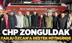 CHP Zonguldak, tutuklu Belediye Başkanı Tanju Özcan'a destek mitinginde