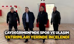 Çaydeğirmeni’nde spor ve ulaşım yatırımları yerinde incelendi
