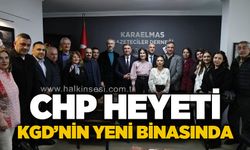 CHP Heyeti KGD'nin yeni binasında: 'Hayırlı olsun' dediler