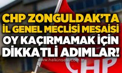 CHP Zonguldak'ta İl Genel Meclisi mesaisi: Oy kaçırmamak için dikkatlı adımlar atılıyor!