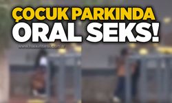 Çocuk parkında oral s*ks!