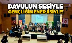 Davulun sesiyle gençliğin enerjisiyle…!