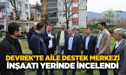 Devrek’te Aile Destek Merkezi inşaatı yerinde incelendi