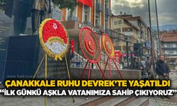 Çanakkale Ruhu Devrek’te yaşatıldı: “İlk günkü aşkla vatanımıza sahip çıkıyoruz”