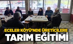Eceler Köyü’nde üreticilere tarım eğitimi