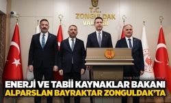 Enerji ve Tabii Kaynaklar Bakanı Alparslan Bayraktar Zonguldak’ta
