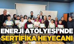 Enerji Atölyesi'nde sertifika heyecanı