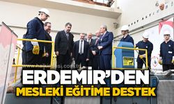 Erdemir'den mesleki eğitime destek