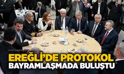 Ereğli’de protokol bayramlaşmada buluştu