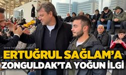 Ertuğrul Sağlam’a Zonguldak’ta yoğun ilgi