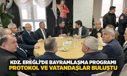 Kdz. Ereğli’de bayramlaşma programı: Protokol ve vatandaşlar buluştu