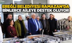 Ereğli Belediyesi Ramazan’da binlerce aileye destek oluyor