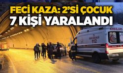 Feci kaza: 2’si çocuk 7 kişi yaralandı