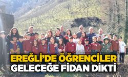 Ereğli’de öğrenciler geleceğe fidan dikti