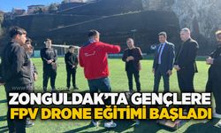 Zonguldak’ta gençlere FPV drone eğitimi başladı