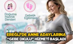 Ereğli’de anne adaylarına “Gebe Okulu” hizmeti başladı