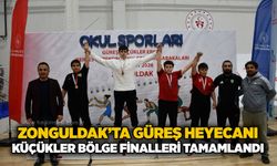 Zonguldak’ta güreş heyecanı: Küçükler Bölge Finalleri tamamlandı