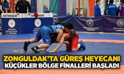 Zonguldak’ta Güreş Heyecanı: Küçükler Bölge Finalleri başladı