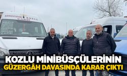 Kozlu minibüsçülerinin güzergâh davasında karar çıktı