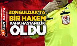Zonguldak'ta bir hakem daha hastanelik oldu...