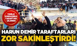 Yenilgi sonrasında taraftar çıldırdı: Harun Demir taraftarları zor sakinleştirdi!
