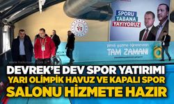 Devrek’e dev spor yatırımı: Yarı olimpik havuz ve kapalı spor salonu hizmete hazır