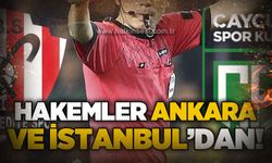 Hakemler Ankara ve İstanbul'dan!
