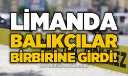 Limanda balıkçılar birbirine girdi!