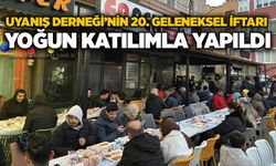 Uyanış Derneği’nin 20. geleneksel iftarı yoğun katılımla yapıldı