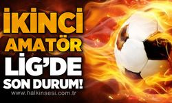 İkinci Amatör Lig’de son durum!