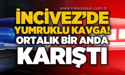 İncivez'de yumruklar konuştu: Ekipler müdahale etti!