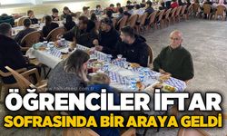 Öğrenciler iftarda buluştu