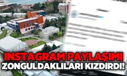 Instagram paylaşımı Zonguldaklıları kızdırdı
