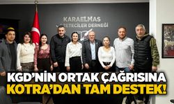 KGD’nin ortak çağrısına Kotra’dan tam destek!