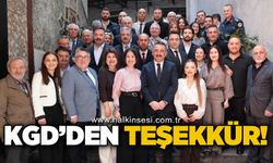 KGD'den teşekkür!