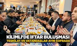 Kilimli’de iftar buluşması: Teşkilat ve vatandaşlar aynı sofrada