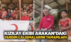 Kızılay ekibi Arakan’daki yardım çalışmalarını tamamladı