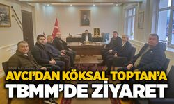 Avcı’dan Köksal Toptan’a TBMM’de ziyaret