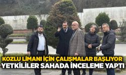 Kozlu Limanı için çalışmalar başlıyor: Yetkililer sahada inceleme yaptı