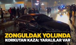 Zonguldak yolunda korkutan kaza: Yaralılar var