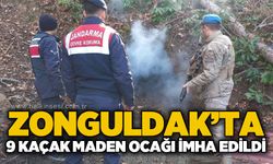 Zonguldak'ta 9 kaçak maden ocağı imha edildi