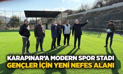 Karapınar’a modern spor stadı: Gençler için yeni nefes alanı