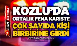 Kozlu'da ortalık fena karıştı: Çok sayıda kişi birbirine girdi!