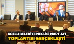 Kozlu Belediye Meclisi Mart ayı toplantısı gerçekleşti