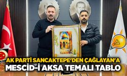AK Parti Sancaktepe'den Çağlayan'a Mescid-i Aksa temalı tablo