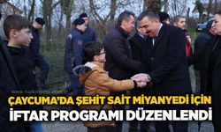 Çaycuma’da Şehit Sait Miyanyedi için iftar programı düzenlendi