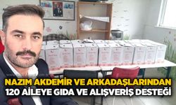 Kozlu’lu Nazım Akdemir ve arkadaşlarından 120 aileye gıda ve alışveriş desteği