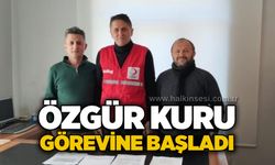 Özgür Kuru görevine başladı