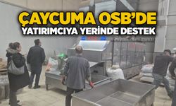 Çaycuma OSB’de yatırımcıya yerinde destek